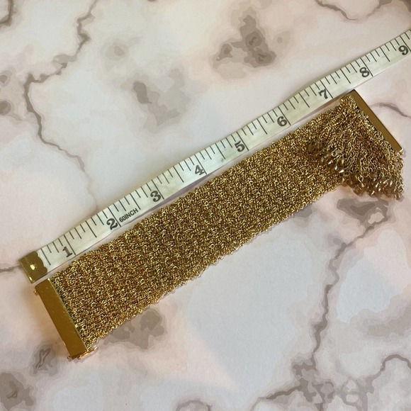 ABS by Allen Schwartz Gold Shimmer Chain Bracelet - Picture 5 of 5